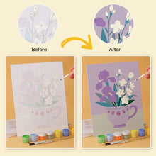 Carica l'immagine nel visualizzatore di Gallery, Mini Set Dipingere con i Numeri 15x20cm (6 pezzi) - Tazze di Petali