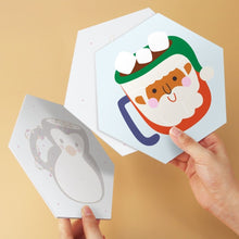 Carica l'immagine nel visualizzatore di Gallery, Mini Set Dipingere con i Numeri - Esagoni (6 pezzi) - Tazze Invernali