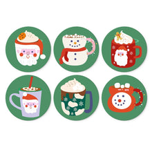 Carica l'immagine nel visualizzatore di Gallery, Mini Set Dipingere con i Numeri - Dischi di Ø20cm (6 pezzi) - Tazze di Natale Figured'Art