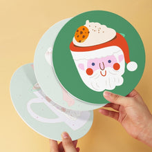 Carica l'immagine nel visualizzatore di Gallery, Mini Set Dipingere con i Numeri - Dischi di Ø20cm (6 pezzi) - Tazze di Natale