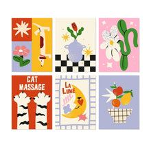 Carica l'immagine nel visualizzatore di Gallery, Mini Set Dipingere con i Numeri 15x20cm (6 pezzi) - Fantasia e Meraviglia Figured'Art