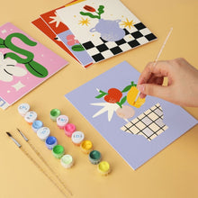 Carica l'immagine nel visualizzatore di Gallery, Mini Set Dipingere con i Numeri 15x20cm (6 pezzi) - Fantasia e Meraviglia