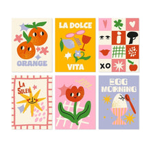 Carica l'immagine nel visualizzatore di Gallery, Mini Set Dipingere con i Numeri 15x20cm (6 pezzi) - Dolce Sole Figured'Art