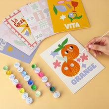 Carica l'immagine nel visualizzatore di Gallery, Mini Set Dipingere con i Numeri 15x20cm (6 pezzi) - Dolce Sole