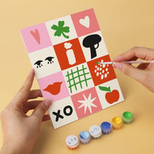 Carica l'immagine nel visualizzatore di Gallery, Mini Set Dipingere con i Numeri 15x20cm (6 pezzi) - Dolce Sole
