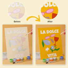 Carica l'immagine nel visualizzatore di Gallery, Mini Set Dipingere con i Numeri 15x20cm (6 pezzi) - Dolce Sole