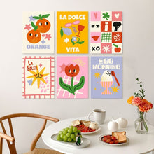 Carica l'immagine nel visualizzatore di Gallery, Mini Set Dipingere con i Numeri 15x20cm (6 pezzi) - Dolce Sole
