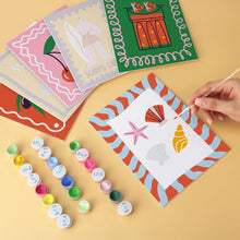 Carica l'immagine nel visualizzatore di Gallery, Mini Set Dipingere con i Numeri 15x20cm (6 pezzi) - Summer Vibes 1