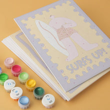 Carica l'immagine nel visualizzatore di Gallery, Mini Set Dipingere con i Numeri 15x20cm (6 pezzi) - Summer Vibes 1