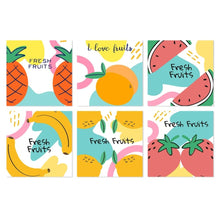 Carica l'immagine nel visualizzatore di Gallery, Mini Set Dipingere con i Numeri 20x20cm (6 pezzi) - Fresh Fruits Figured'Art