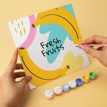 Carica l'immagine nel visualizzatore di Gallery, Mini Set Dipingere con i Numeri 20x20cm (6 pezzi) - Fresh Fruits