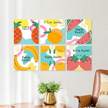 Carica l'immagine nel visualizzatore di Gallery, Mini Set Dipingere con i Numeri 20x20cm (6 pezzi) - Fresh Fruits