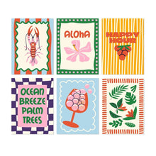 Carica l'immagine nel visualizzatore di Gallery, Mini Set Dipingere con i Numeri 15x20cm (6 pezzi) - Brindisi e Belle Vibes Figured'Art