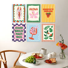 Carica l'immagine nel visualizzatore di Gallery, Mini Set Dipingere con i Numeri 15x20cm (6 pezzi) - Brindisi e Belle Vibes