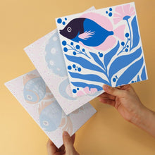 Carica l'immagine nel visualizzatore di Gallery, Mini Set Dipingere con i Numeri 20x20cm (6 pezzi) - Meraviglie di Blu Profondo