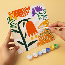 Carica l'immagine nel visualizzatore di Gallery, Mini Set Dipingere con i Numeri 20x20cm (6 pezzi) - Giardino Astratto