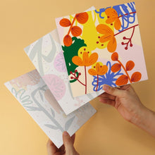 Carica l'immagine nel visualizzatore di Gallery, Mini Set Dipingere con i Numeri 20x20cm (6 pezzi) - Giardino Astratto