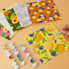 Carica l'immagine nel visualizzatore di Gallery, Mini Set Dipingere con i Numeri 20x20cm (6 pezzi) - Pattern di Frutta