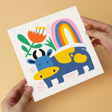Carica l'immagine nel visualizzatore di Gallery, Mini Set Dipingere con i Numeri 20x20cm (6 pezzi) - Dipinti di animali 2