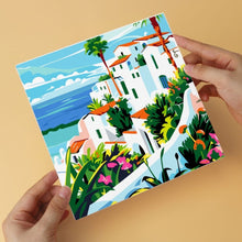 Carica l'immagine nel visualizzatore di Gallery, Mini Set Dipingere con i Numeri 20x20cm (6 pezzi) - Pennellate Mediterranee