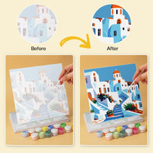 Carica l'immagine nel visualizzatore di Gallery, Mini Set Dipingere con i Numeri 20x20cm (6 pezzi) - Pennellate Mediterranee
