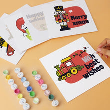 Carica l'immagine nel visualizzatore di Gallery, Mini Set Dipingere con i Numeri 20x20cm (6 pezzi) - Mini Stampe Festive