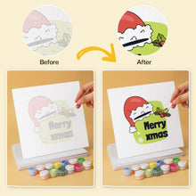 Carica l'immagine nel visualizzatore di Gallery, Mini Set Dipingere con i Numeri 20x20cm (6 pezzi) - Mini Stampe Festive