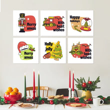 Carica l'immagine nel visualizzatore di Gallery, Mini Set Dipingere con i Numeri 20x20cm (6 pezzi) - Mini Stampe Festive