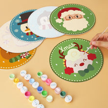 Carica l'immagine nel visualizzatore di Gallery, Mini Set Dipingere con i Numeri - Dischi di Ø20cm (6 pezzi) - Amici di Natale