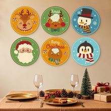 Carica l'immagine nel visualizzatore di Gallery, Mini Set Dipingere con i Numeri - Dischi di Ø20cm (6 pezzi) - Amici di Natale