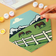 Carica l'immagine nel visualizzatore di Gallery, Mini Set Dipingere con i Numeri - Esagoni (6 pezzi) - In Scuderia
