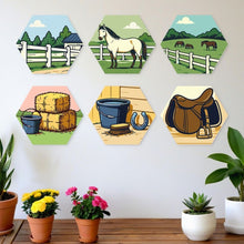 Carica l'immagine nel visualizzatore di Gallery, Mini Set Dipingere con i Numeri - Esagoni (6 pezzi) - In Scuderia