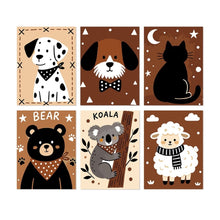 Carica l'immagine nel visualizzatore di Gallery, Mini Set Dipingere con i Numeri 15x20cm (6 pezzi) - Creature Coccolose Figured'Art