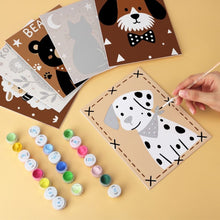 Carica l'immagine nel visualizzatore di Gallery, Mini Set Dipingere con i Numeri 15x20cm (6 pezzi) - Creature Coccolose