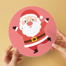 Carica l'immagine nel visualizzatore di Gallery, Mini Set Dipingere con i Numeri - Dischi di Ø20cm (6 pezzi) - Personaggi di Natale