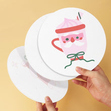 Carica l'immagine nel visualizzatore di Gallery, Mini Set Dipingere con i Numeri - Dischi di Ø20cm (6 pezzi) - Dolce Natale