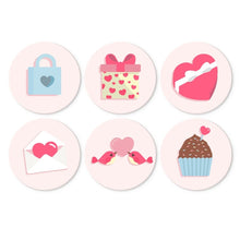 Carica l'immagine nel visualizzatore di Gallery, Mini Set Dipingere con i Numeri - Dischi di Ø20cm (6 pezzi) - Note d'Amore Figured'Art