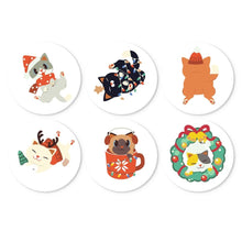 Carica l'immagine nel visualizzatore di Gallery, Mini Set Dipingere con i Numeri - Dischi di Ø20cm (6 pezzi) - Creature Festive Figured'Art