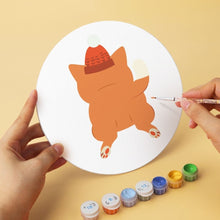 Carica l'immagine nel visualizzatore di Gallery, Mini Set Dipingere con i Numeri - Dischi di Ø20cm (6 pezzi) - Creature Festive