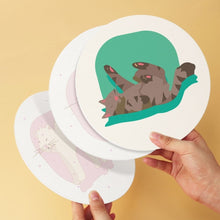 Carica l'immagine nel visualizzatore di Gallery, Mini Set Dipingere con i Numeri - Dischi di Ø20cm (6 pezzi) - Ritratti Felini