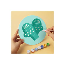 Carica l'immagine nel visualizzatore di Gallery, Mini Set Dipingere con i Numeri - Dischi di Ø20cm (6 pezzi) - Icone di Natale Menta