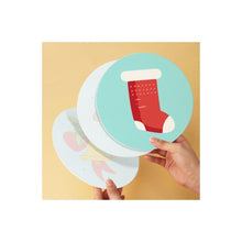 Carica l'immagine nel visualizzatore di Gallery, Mini Set Dipingere con i Numeri - Dischi di Ø20cm (6 pezzi) - Icone di Natale Menta