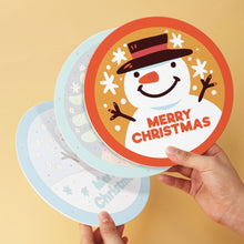 Carica l'immagine nel visualizzatore di Gallery, Mini Set Dipingere con i Numeri - Dischi di Ø20cm (6 pezzi) - Natale Colorato