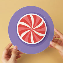 Carica l'immagine nel visualizzatore di Gallery, Mini Set Dipingere con i Numeri - Dischi di Ø20cm (6 pezzi) - Natale Viola