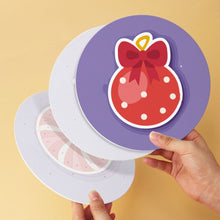 Carica l'immagine nel visualizzatore di Gallery, Mini Set Dipingere con i Numeri - Dischi di Ø20cm (6 pezzi) - Natale Viola