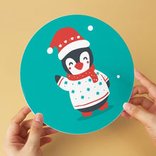 Carica l'immagine nel visualizzatore di Gallery, Mini Set Dipingere con i Numeri - Dischi di Ø20cm (6 pezzi) - Set Festivo Turchese 1