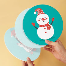 Carica l'immagine nel visualizzatore di Gallery, Mini Set Dipingere con i Numeri - Dischi di Ø20cm (6 pezzi) - Set Festivo Turchese 1