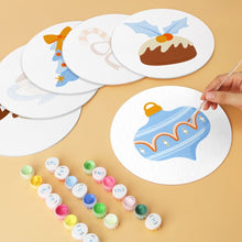 Carica l'immagine nel visualizzatore di Gallery, Mini Set Dipingere con i Numeri - Dischi di Ø20cm (6 pezzi) - Icone di Natale Chic