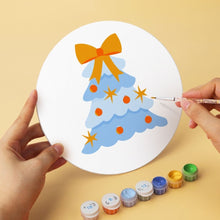 Carica l'immagine nel visualizzatore di Gallery, Mini Set Dipingere con i Numeri - Dischi di Ø20cm (6 pezzi) - Icone di Natale Chic