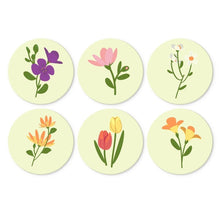 Carica l'immagine nel visualizzatore di Gallery, Mini Set Dipingere con i Numeri - Dischi di Ø20cm (6 pezzi) - Petali Colorati Figured'Art